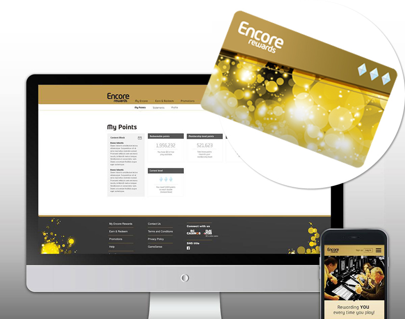 BcGold Encore Card