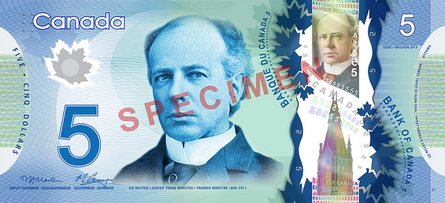 $5 CAD